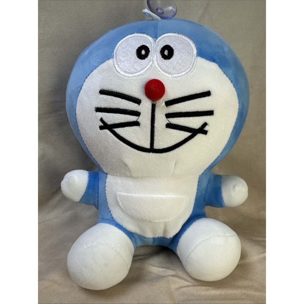 Doraemon 9" Fujiko Fujio Collectible Plush with Suction Cup Hanger NO COLLAR‎